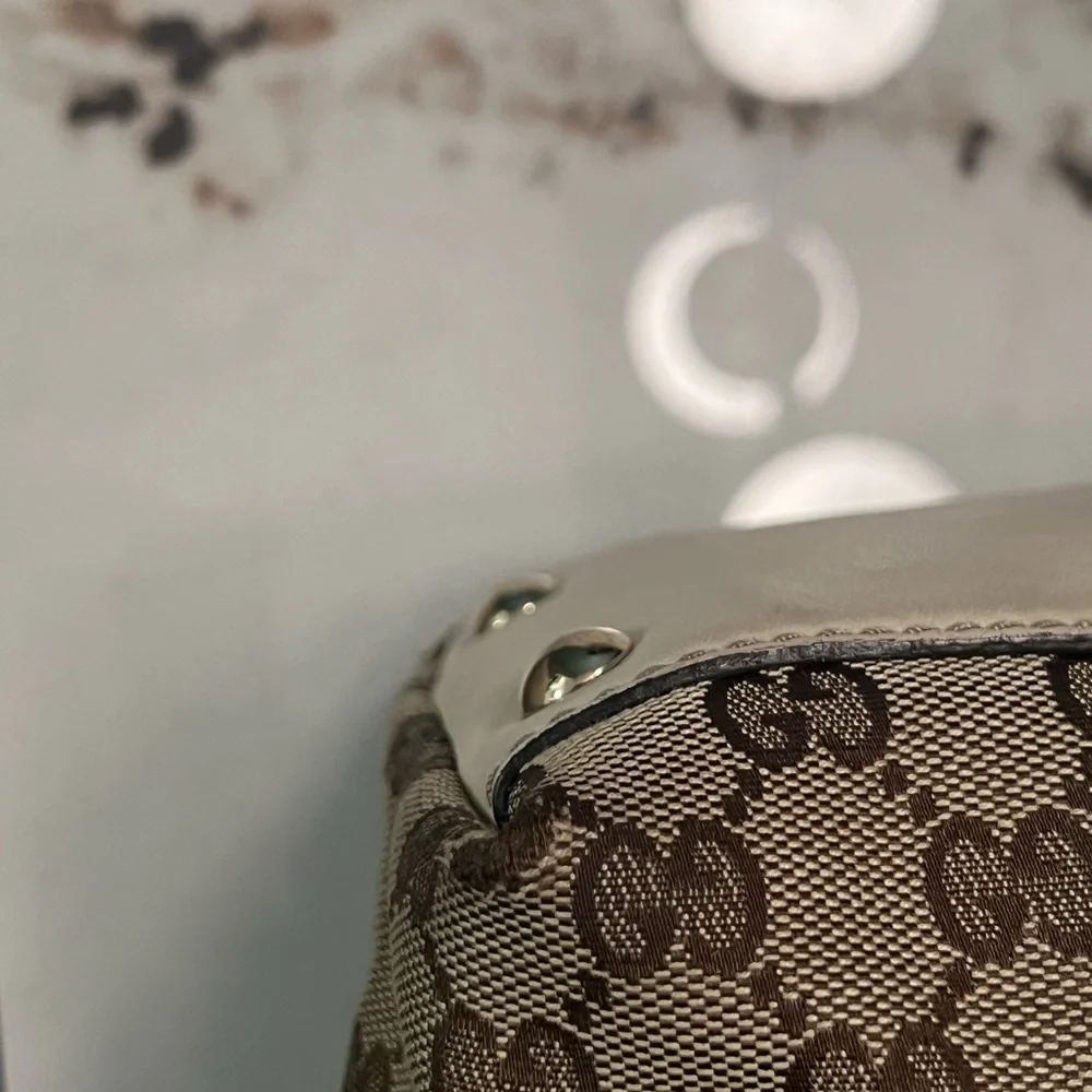 Pre-loved GUCCI GG Canvas New Britt Tote - Picture 8 of 11